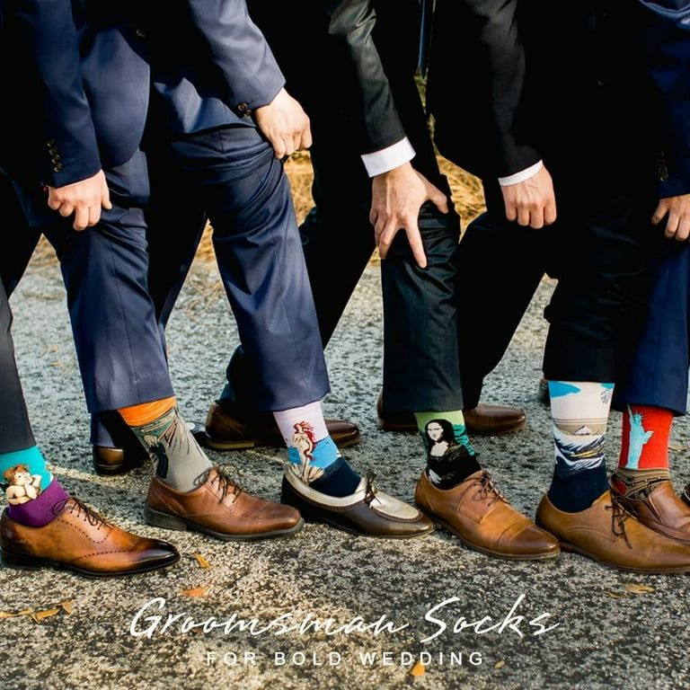 mens novelty dress socks