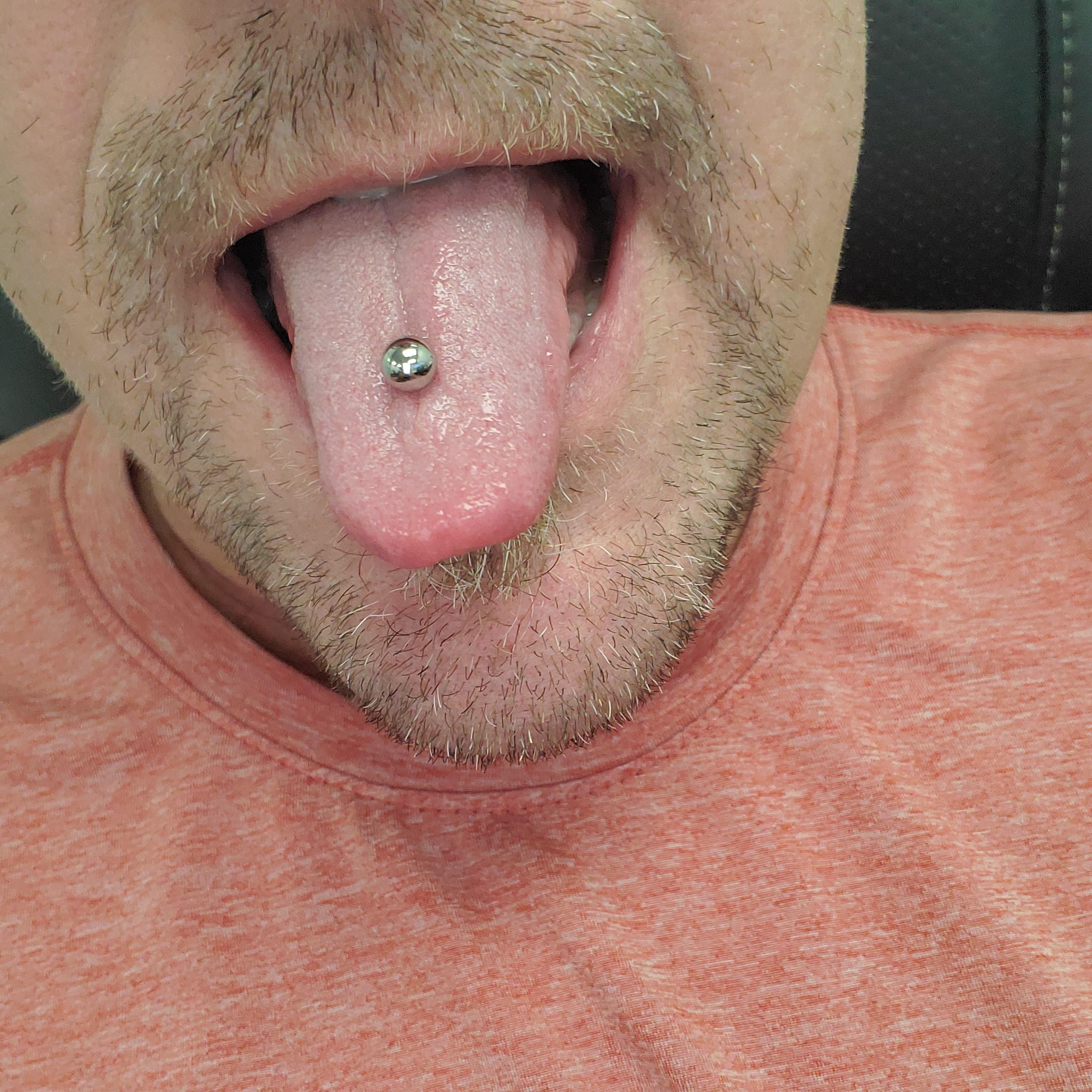 mens tongue rings