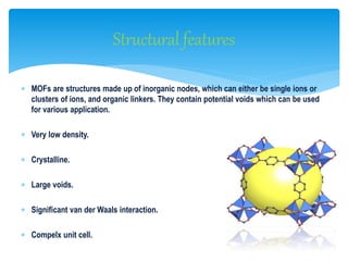 metal organic framework ppt