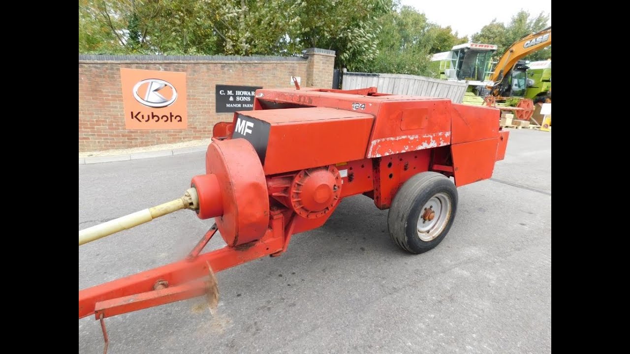 mf 124 baler