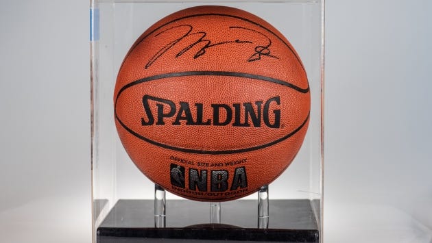 michael jordan signed basketball