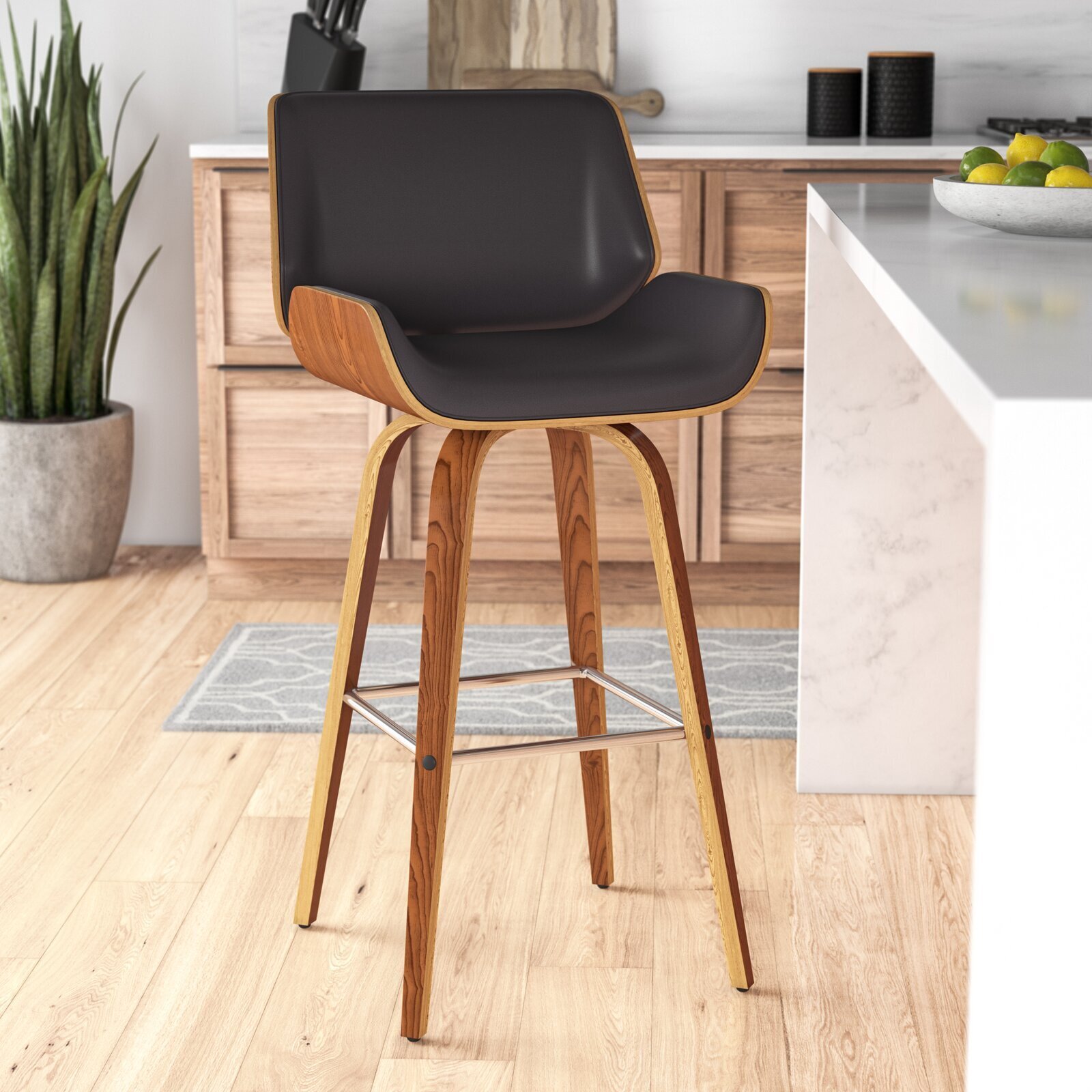 mid century modern stool