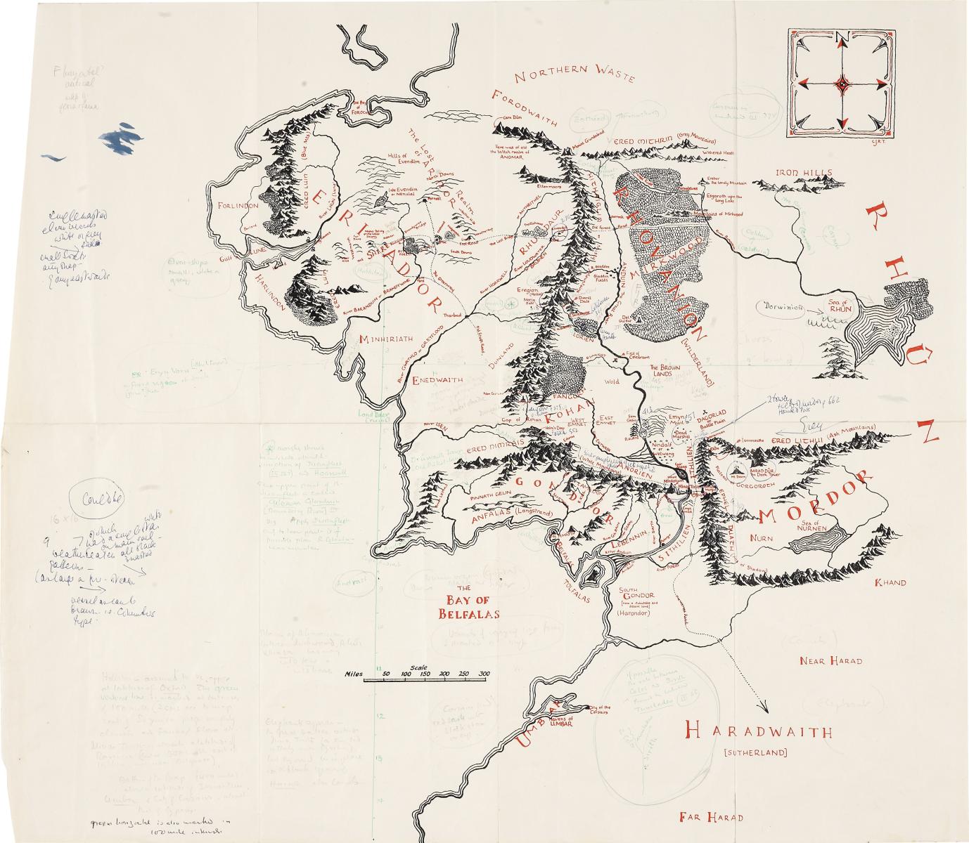 middle earth official map