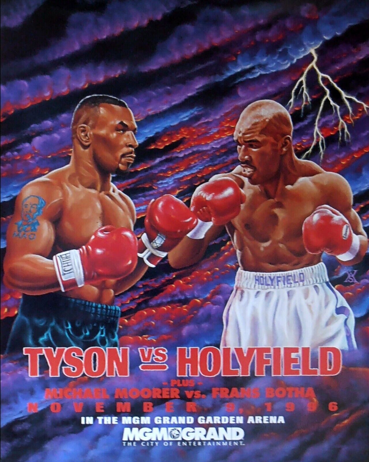 mike tyson boxing posters