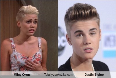 miley cyrus justin bieber meme