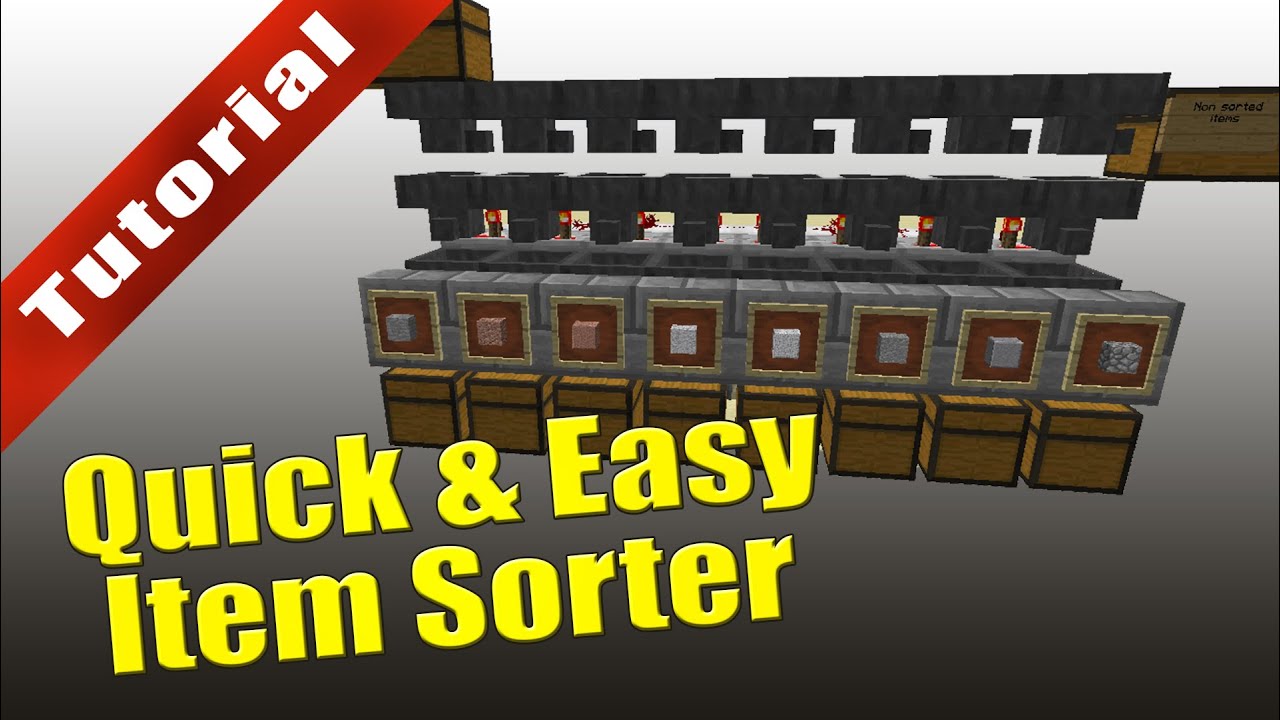 minecraft automatic sorter