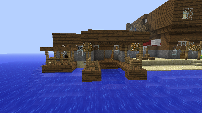 minecraft docks design