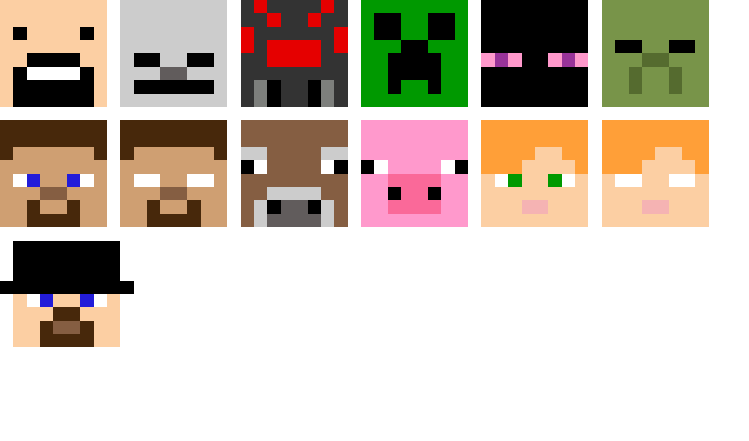 minecraft heads