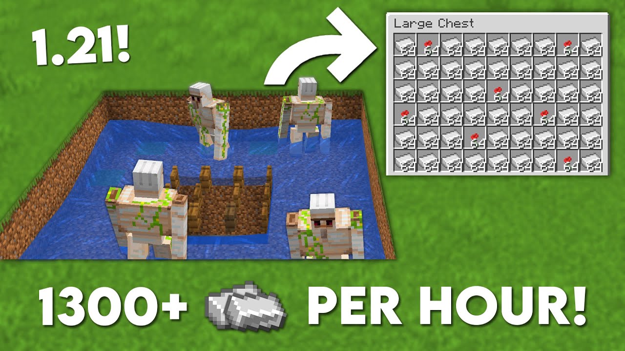 minecraft iron farm