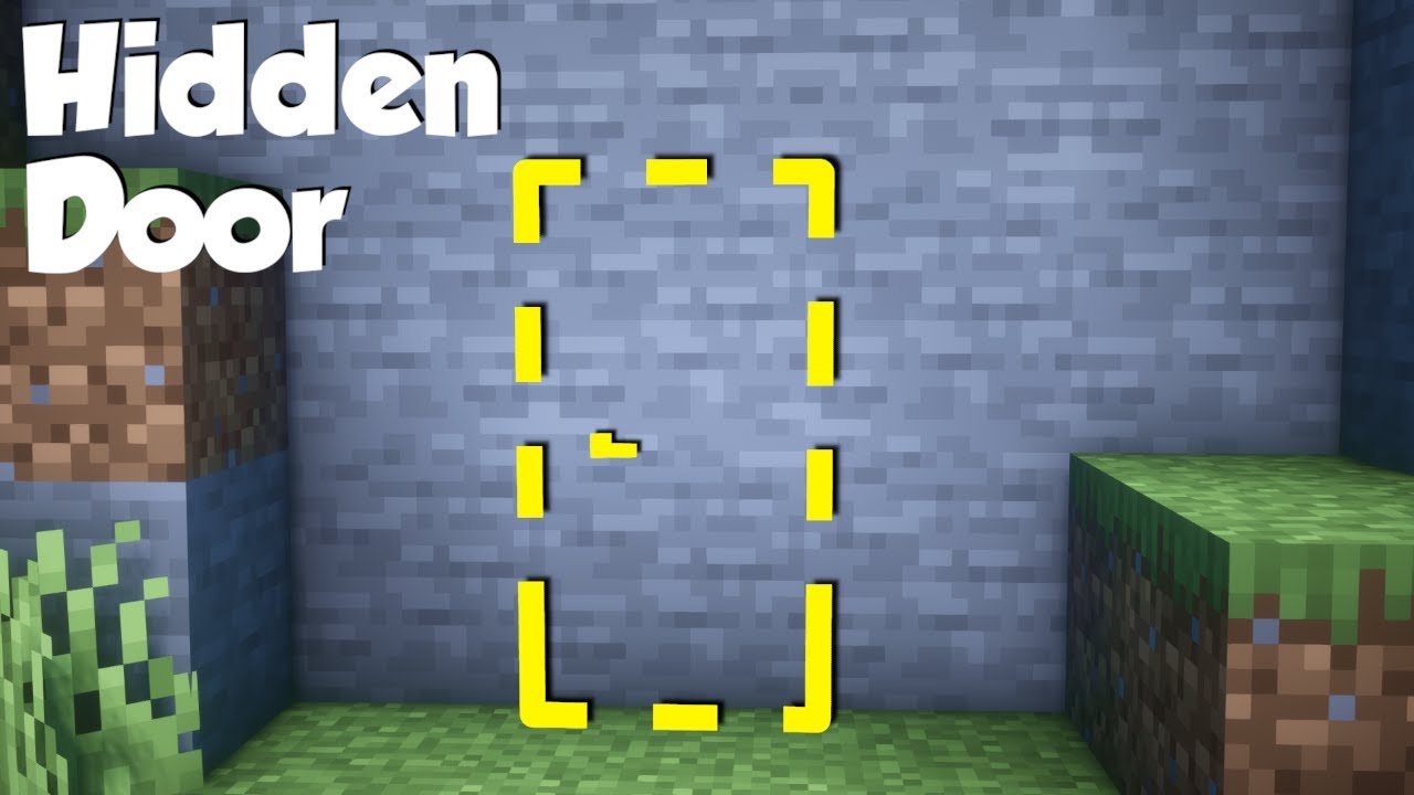 minecraft secret door