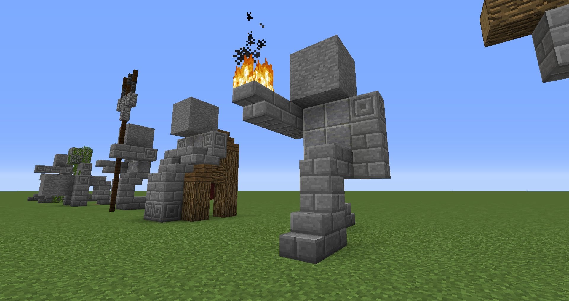 minecraft statues