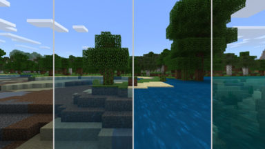 minecraft transparent water texture pack