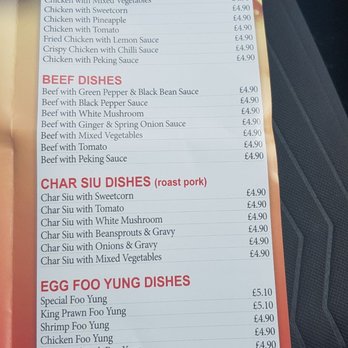 ming star menu