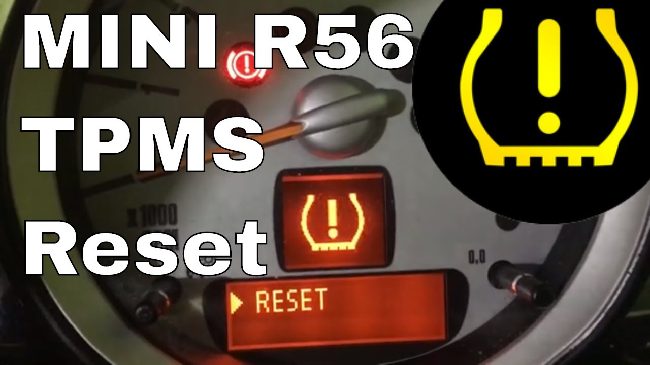 mini cooper tpms reset