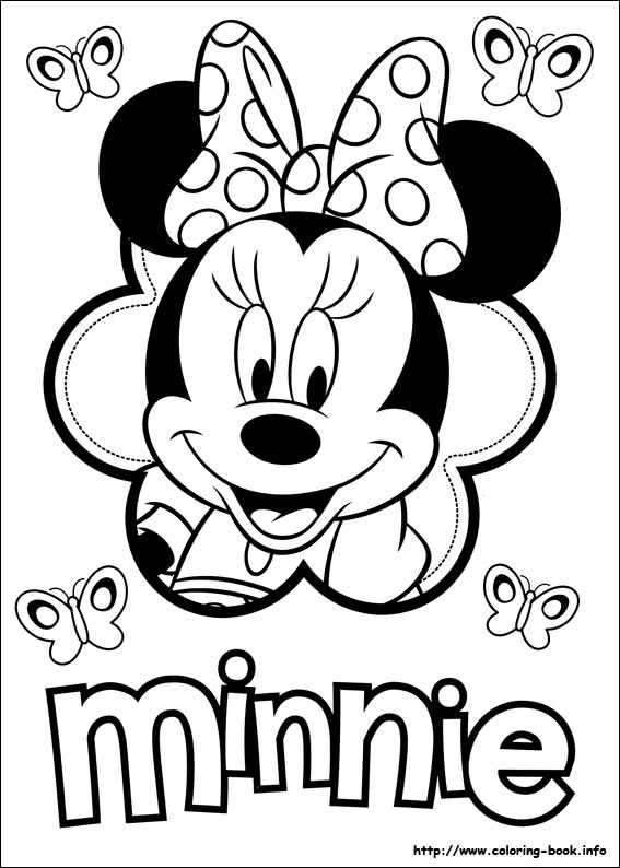 minnie mouse coloring pages