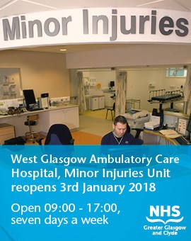 minor injuries unit glasgow