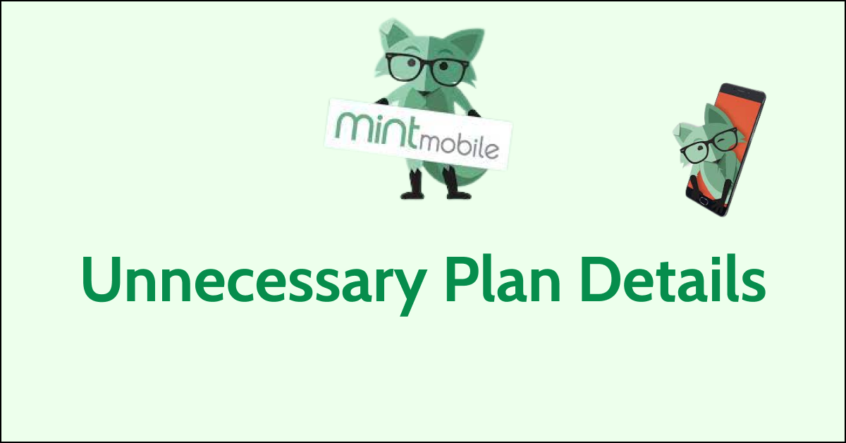 mint mobile unnecessary plan