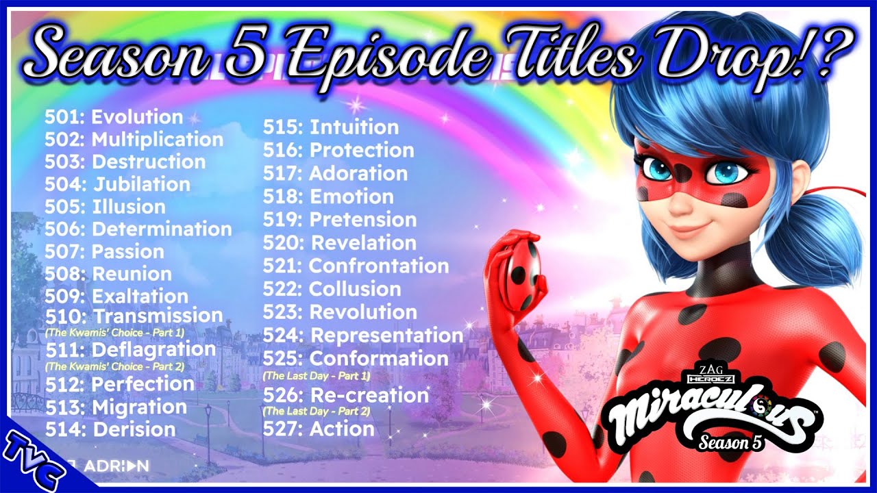 miraculous ladybug season 5 episodes