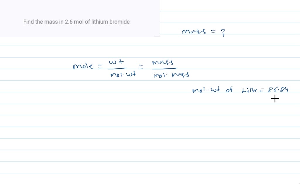 molar mass libr