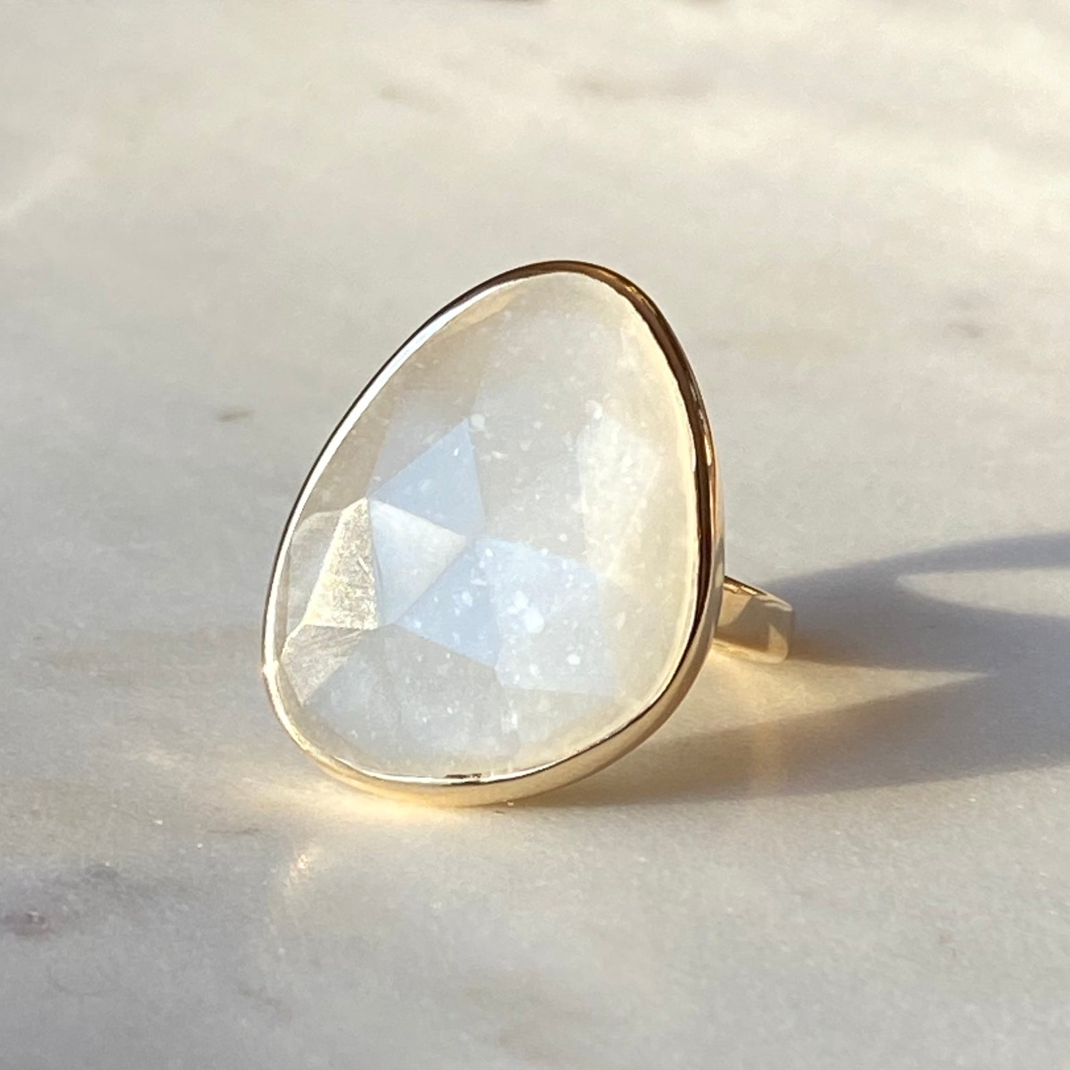 moonstone gemstone ring