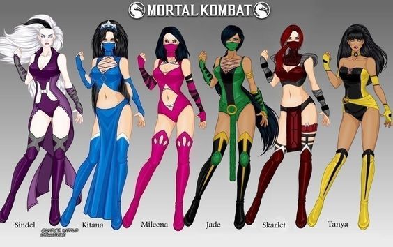 mortal kombat females