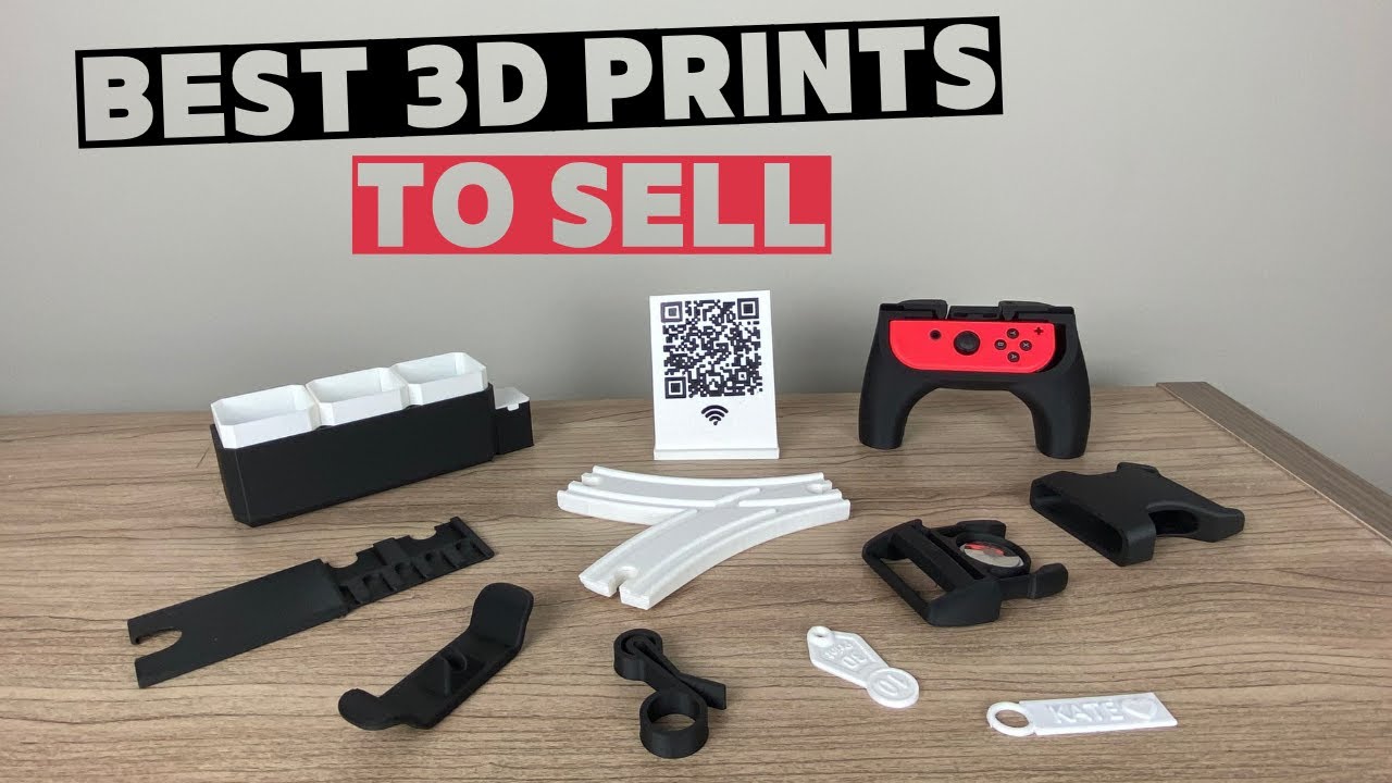 most sold 3d printed items