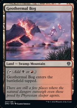 mtg red and black lands