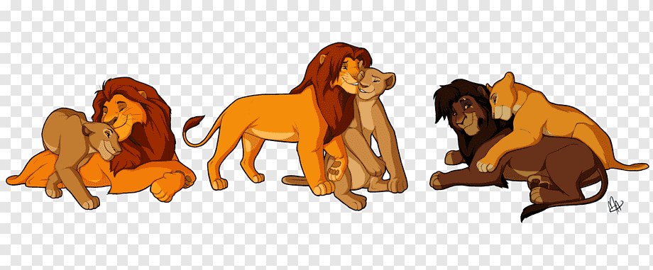 mufasa simba y nala