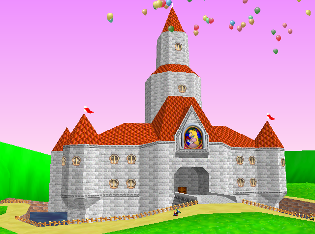 mushroom kingdom castle