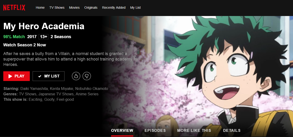 my hero academia netflix season 2