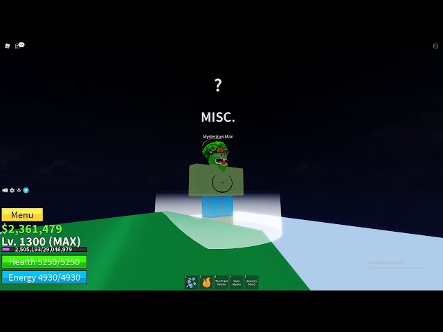 mysterious man blox fruits