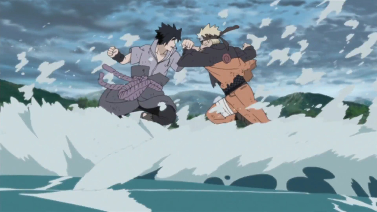 naruto vs sasuke final clash