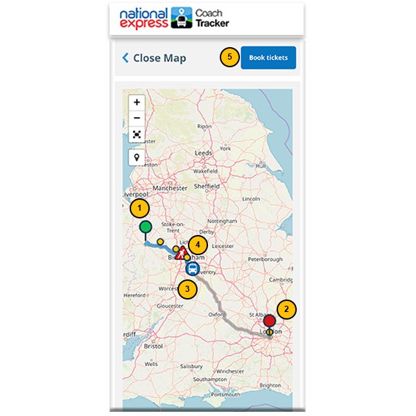 national express tracking coach