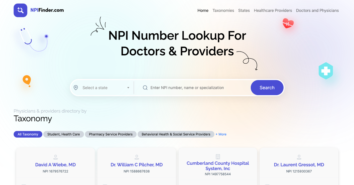 national provider number lookup