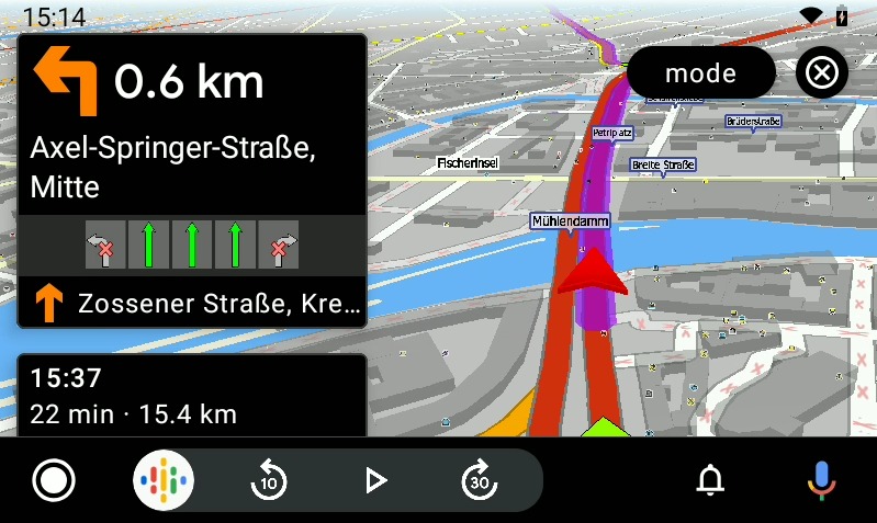 navigator android auto