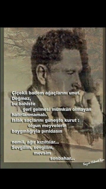 nazım hikmet mevsim sonbahar