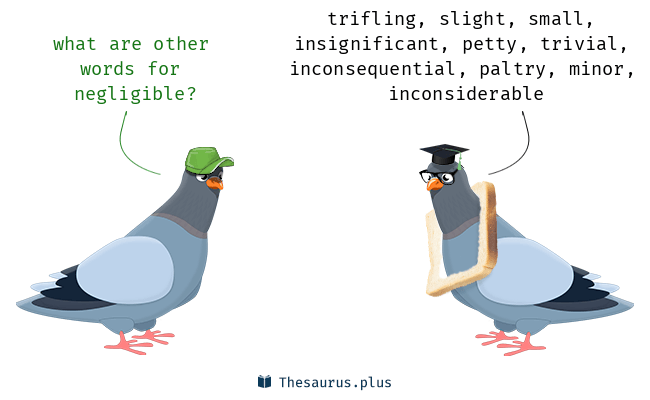 negligible thesaurus