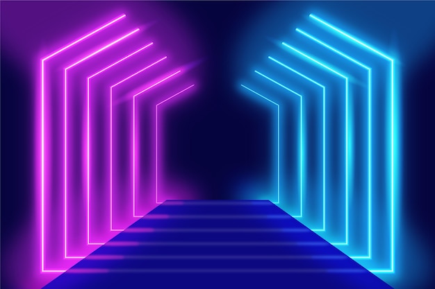 neon lights background