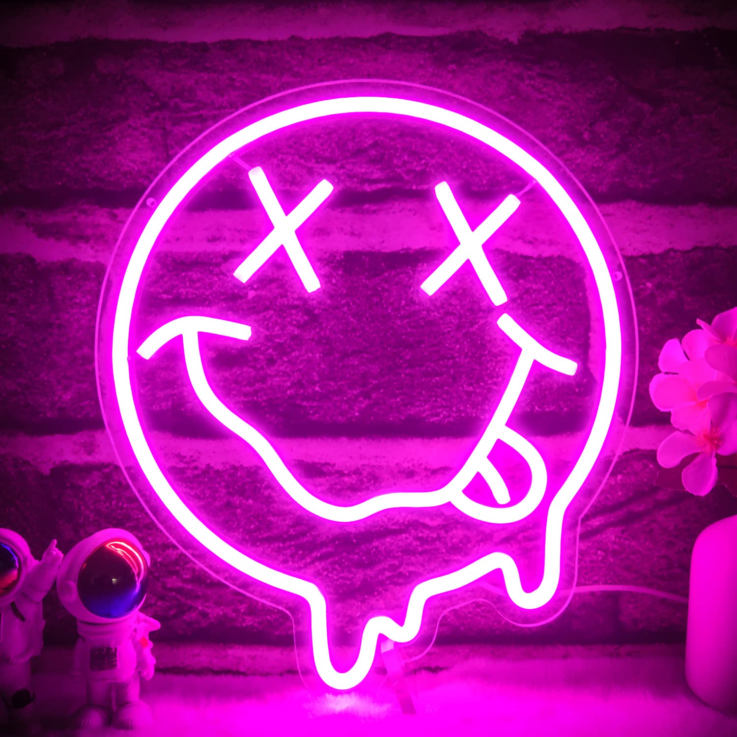 neon sign smile