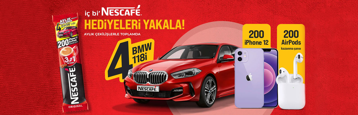 nescafe çekiliş