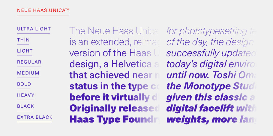 neue haas unica