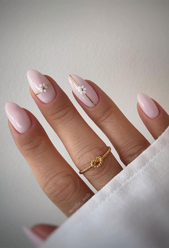 neutral summer nails