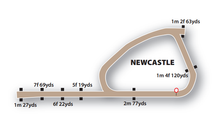 newcastle race track map