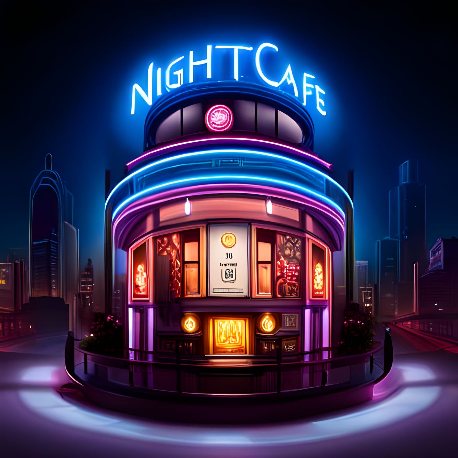 night cafe creator