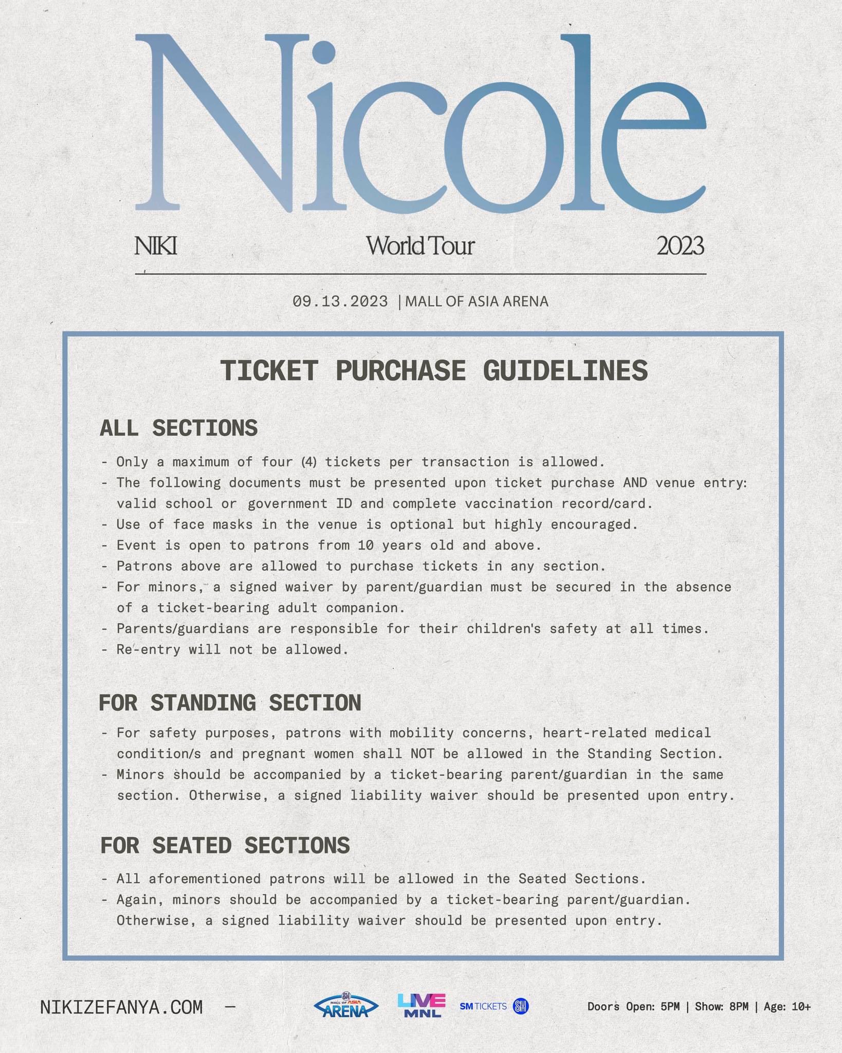 niki tickets manila