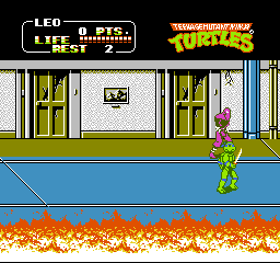 ninja turtles 2 arcade game nes