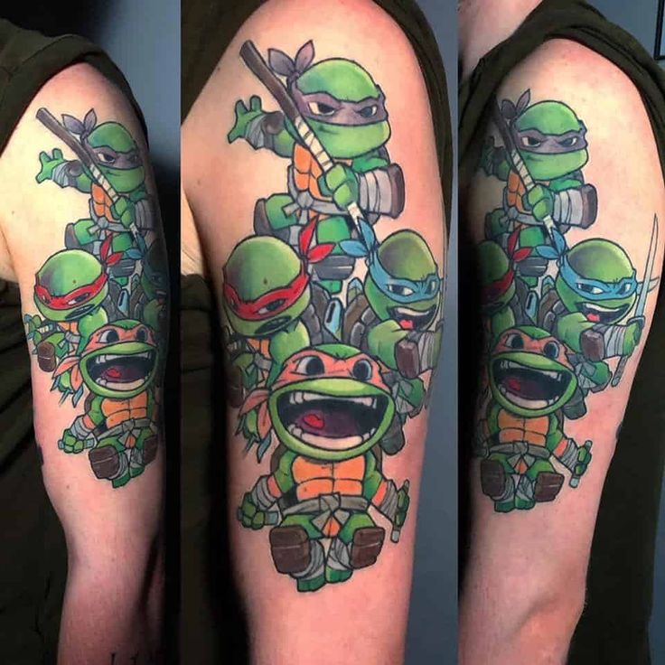 ninja turtles tattoos designs