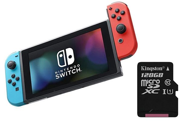 nintendo switch sd card size