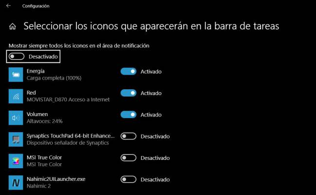 no aparece el icono de wifi en mi laptop hp