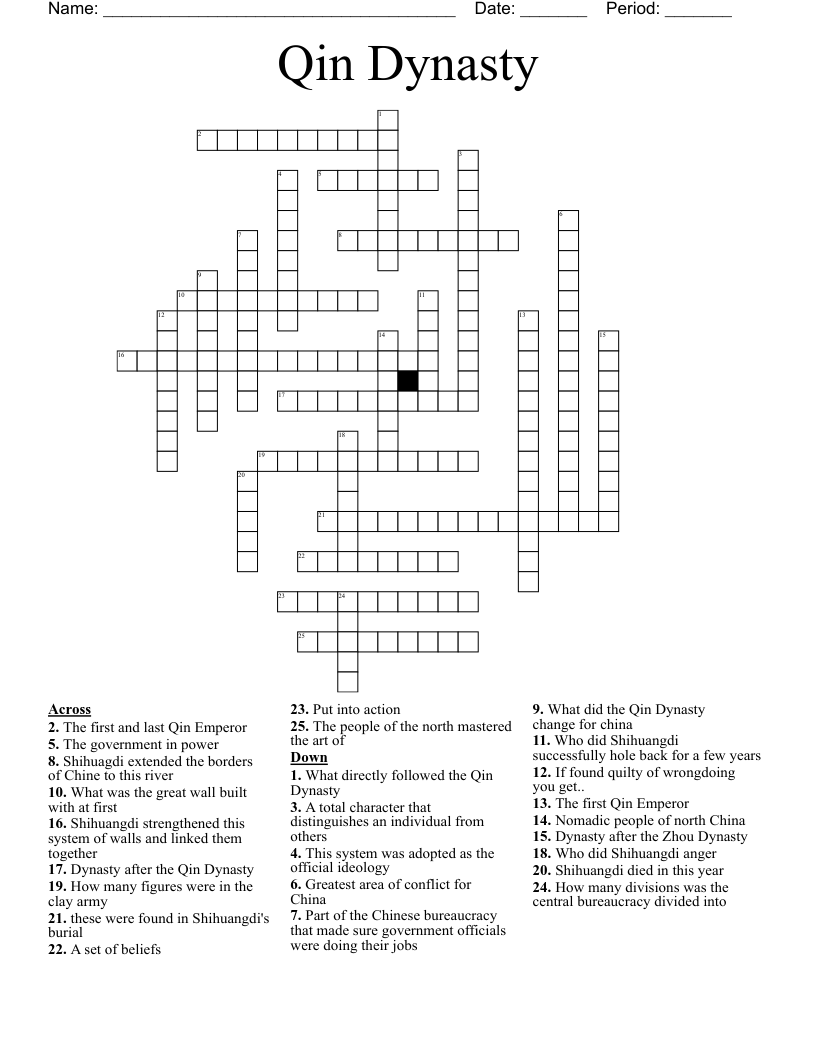 nomadic army crossword clue